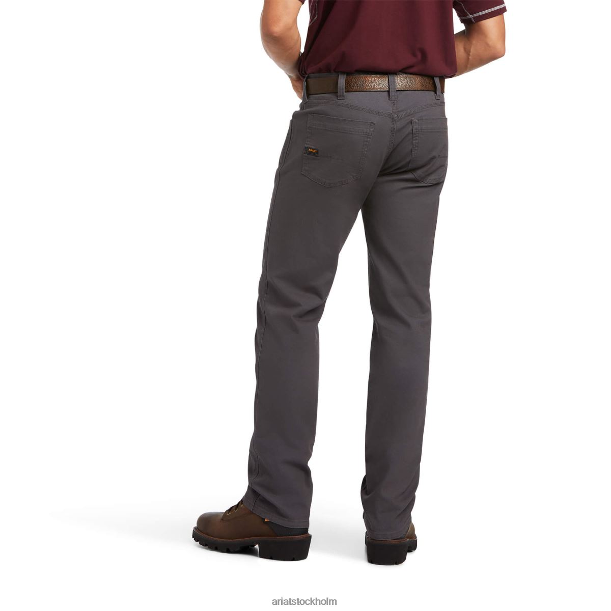 bottnar Ariat armeringsjärn m7 durastretch tillverkad tuff rak byxa armeringsjärn grå män F0484528