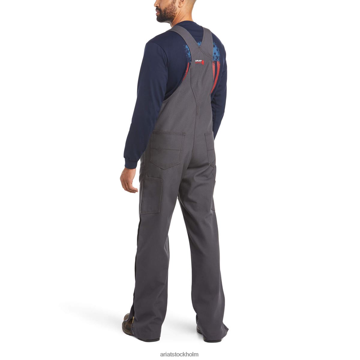 bottnar Ariat fr canvas ofodrad haklapp järngrå män F04841712