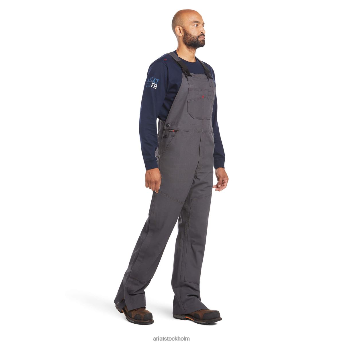 bottnar Ariat fr canvas ofodrad haklapp järngrå män F04841712