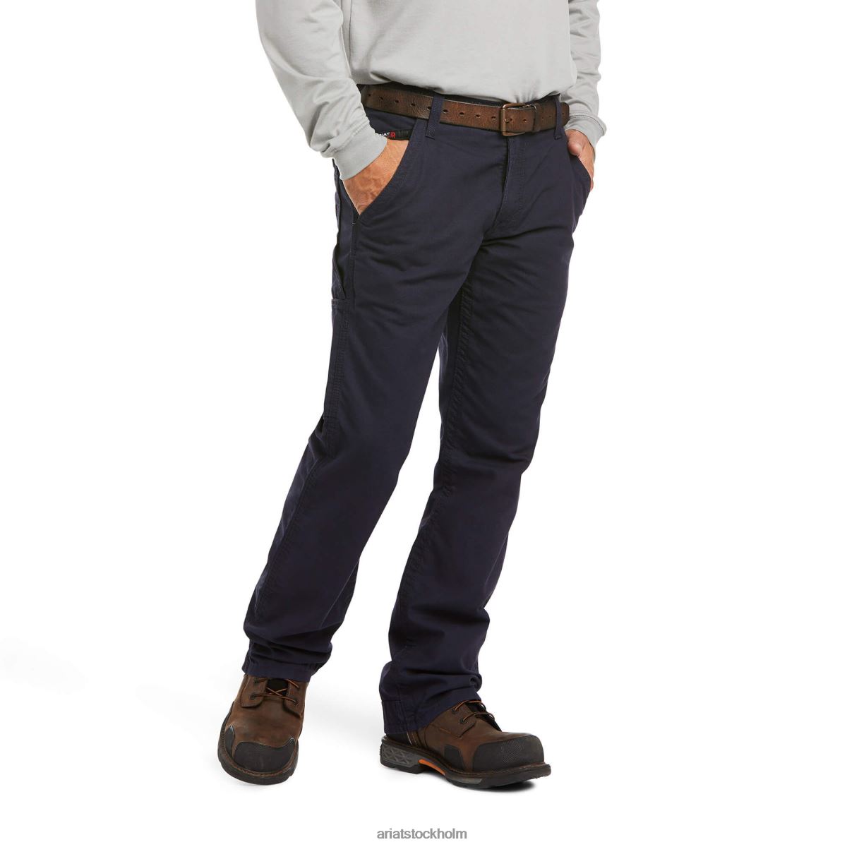 bottnar Ariat fr m4 avslappnad arbetshäst boot cut byxa Marin män F04841687