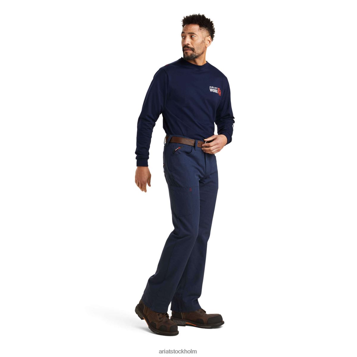 bottnar Ariat fr m4 avslappnad crossfire rak byxa Marin män F04841710