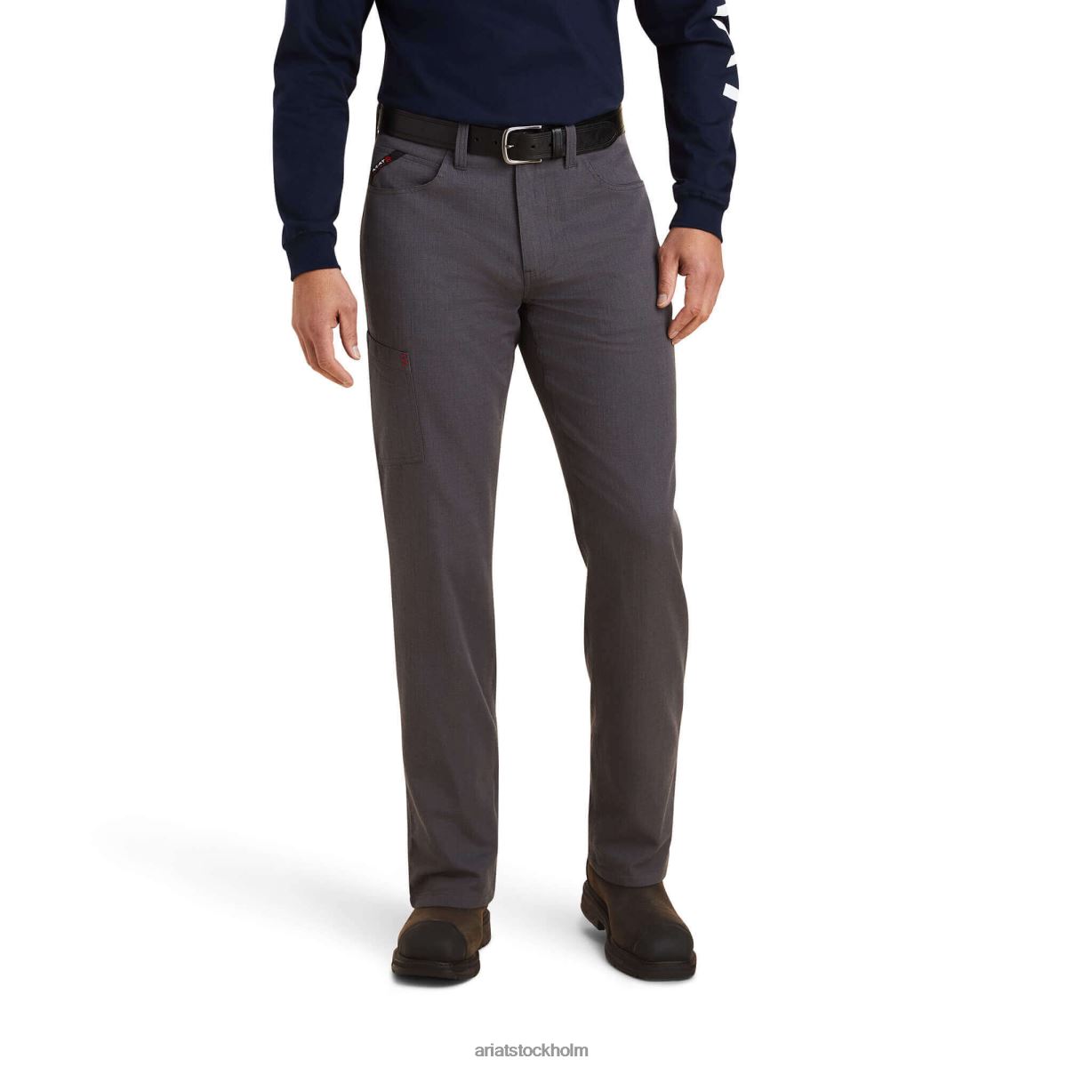 bottnar Ariat fr m4 avslappnad crossfire rak byxa järngrå män F04841702