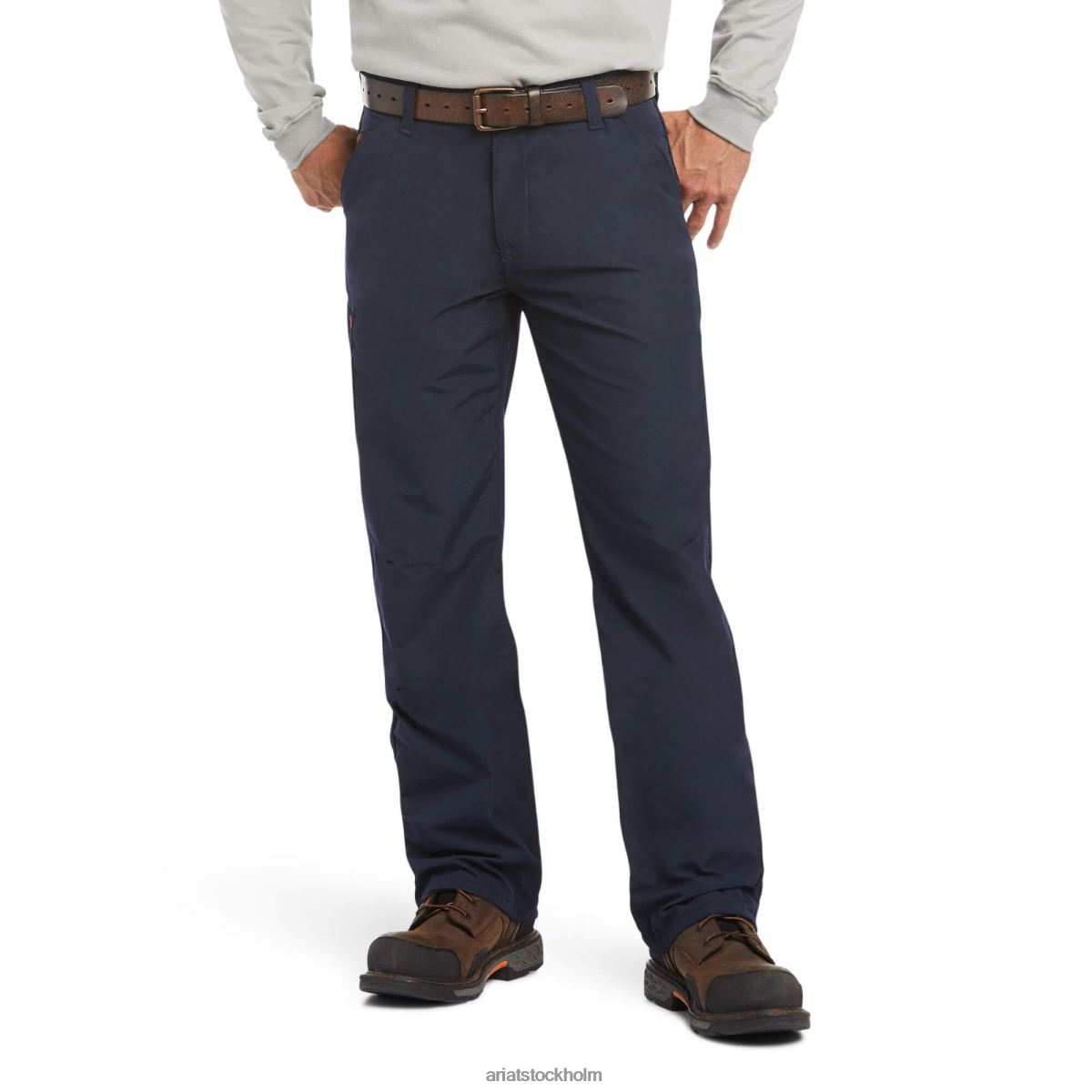 bottnar Ariat fr m4 avslappnad duralight ripstop boot cut byxa Marin män F0484543