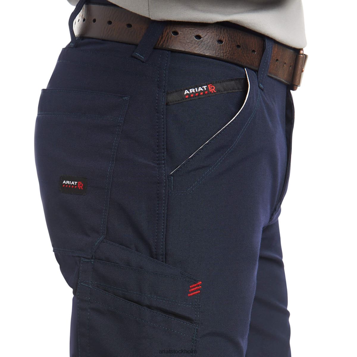bottnar Ariat fr m4 avslappnad duralight ripstop boot cut byxa Marin män F0484543