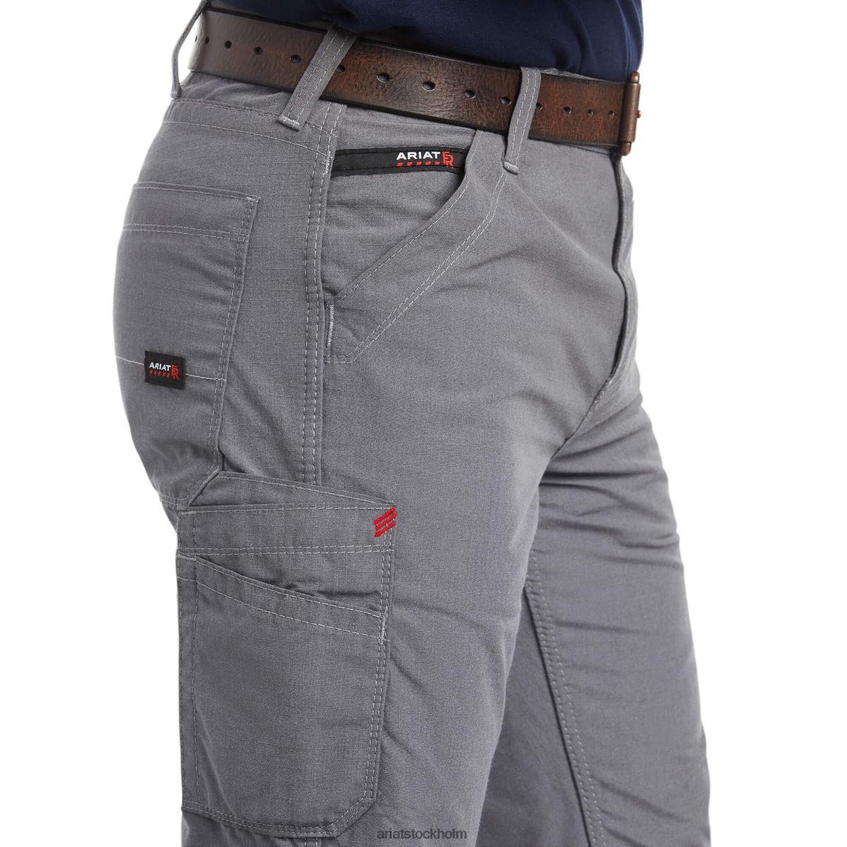 bottnar Ariat fr m4 avslappnad duralight ripstop boot cut byxa grå män F04841692