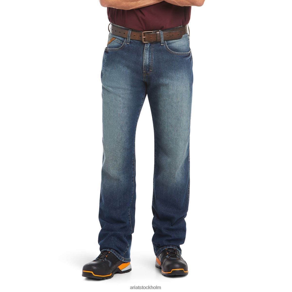 bottnar Ariat armeringsjärn m3 lös durastretch basic stapelbar jean med raka ben Sierra män F04841732