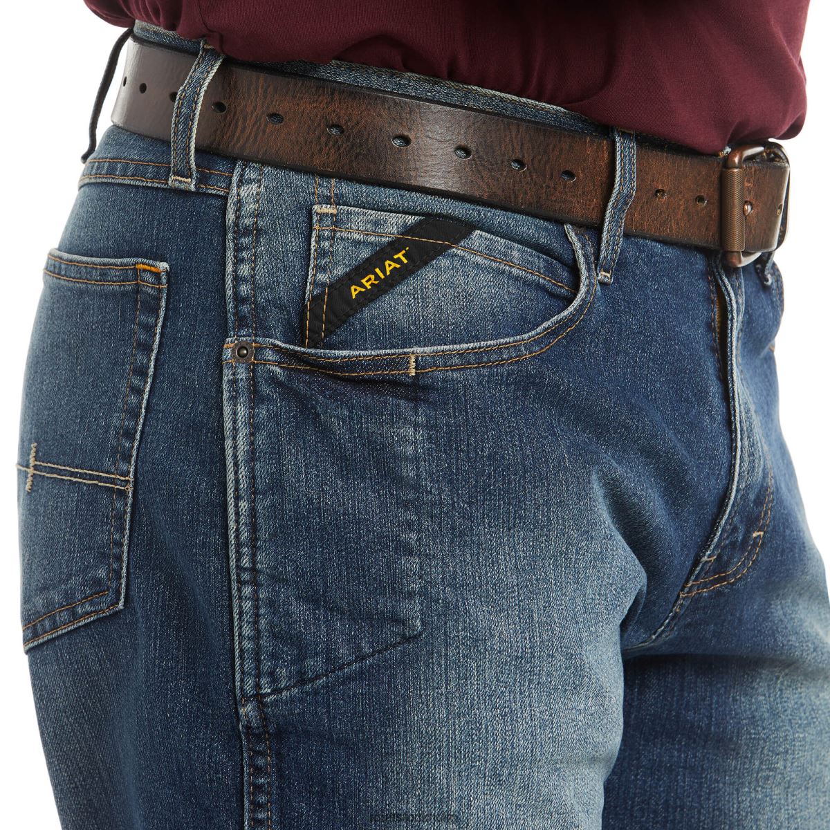 bottnar Ariat armeringsjärn m3 lös durastretch basic stapelbar jean med raka ben Sierra män F04841732