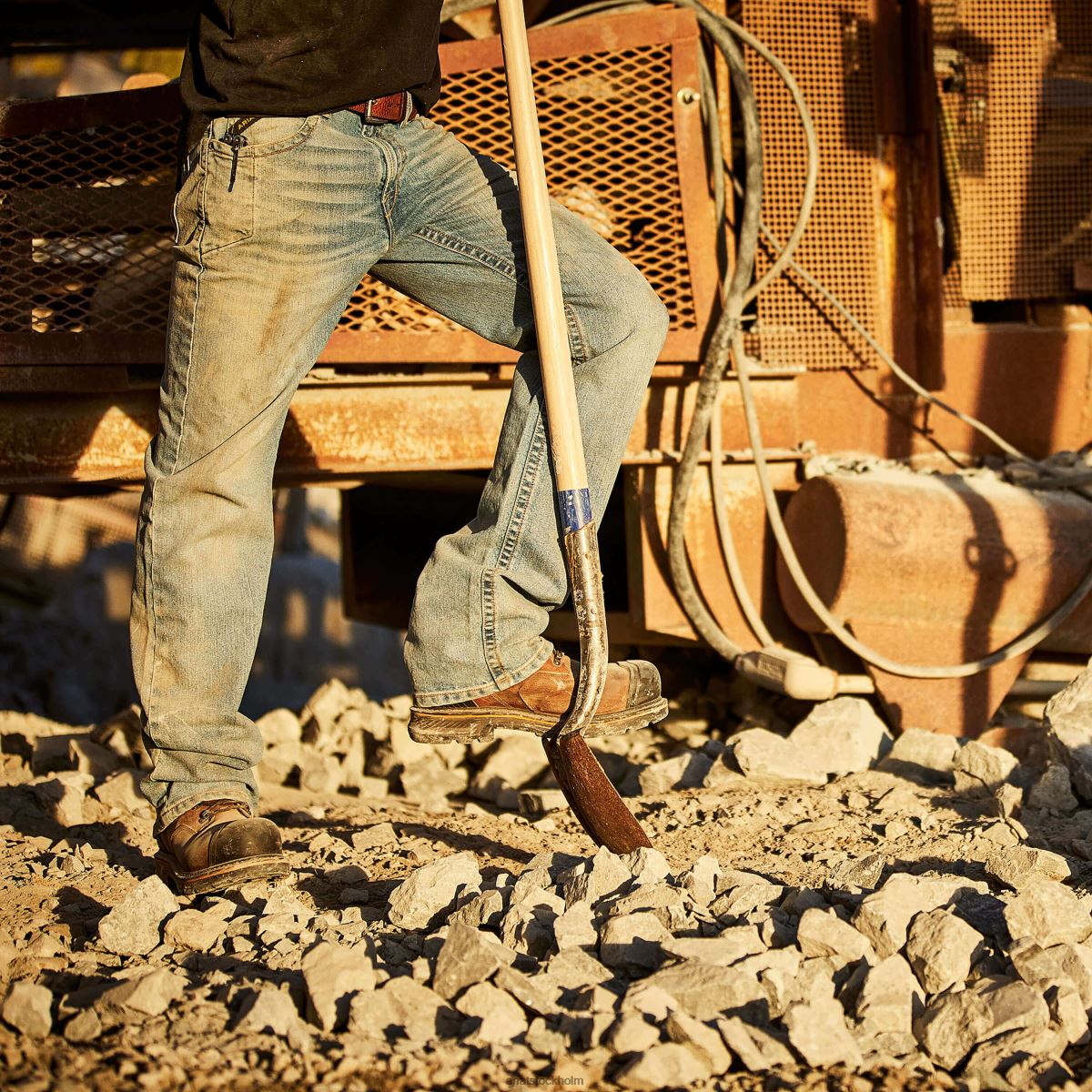 bottnar Ariat armeringsjärn m5 rak durastretch-kant jean med raka ben merced män F0484497