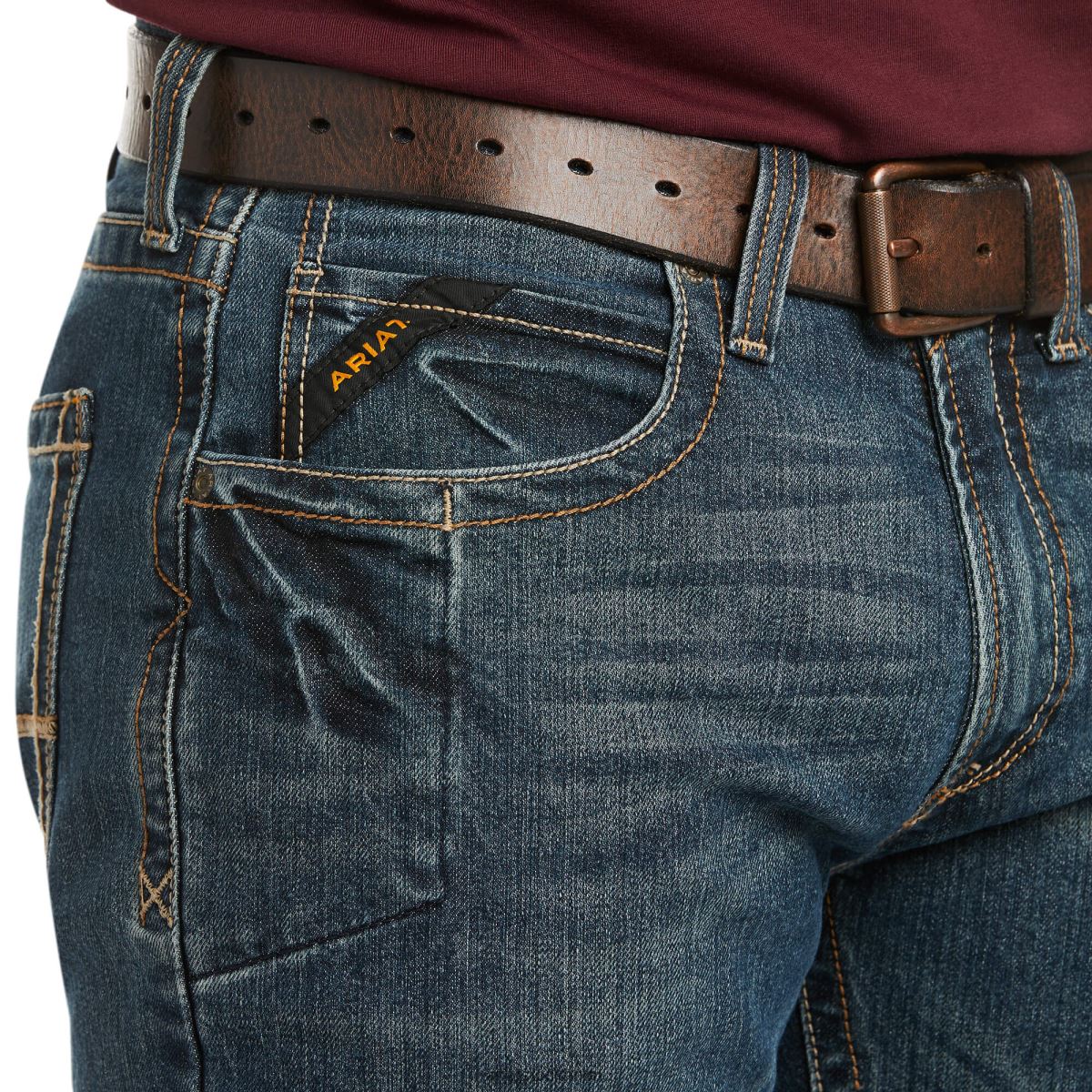 bottnar Ariat armeringsjärn m5 rak durastretch kant stapelbar jean med raka ben järnsidan män F0484490