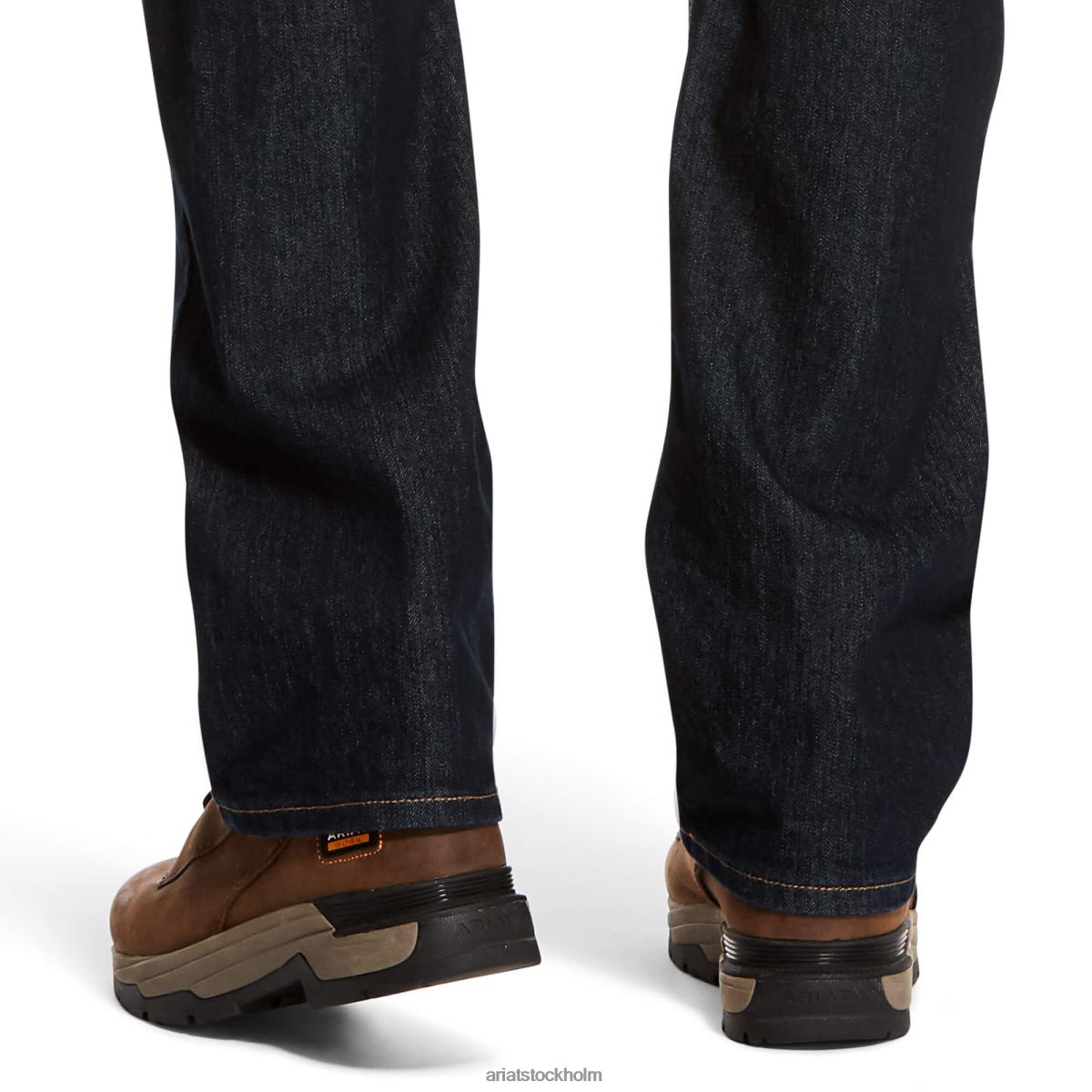bottnar Ariat armeringsjärn m5 rak durastretch kant stapelbar jean med raka ben kobolt män F0484519