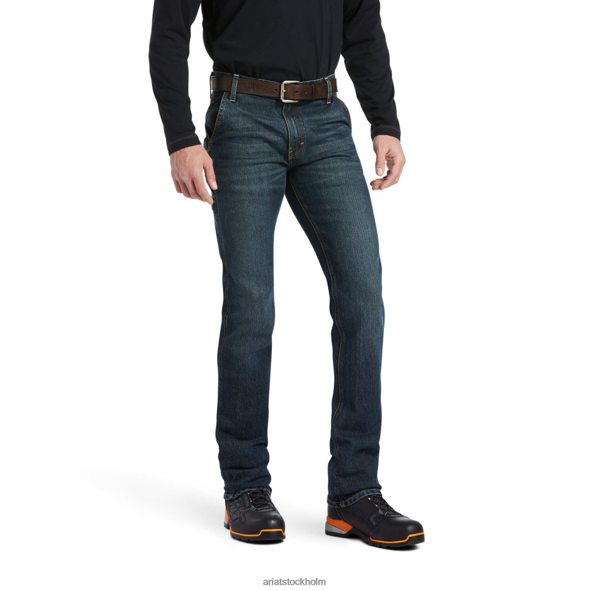 bottnar Ariat armeringsjärn m7 slim durastretch arbetshäst jean med raka ben mccoy män F04841739