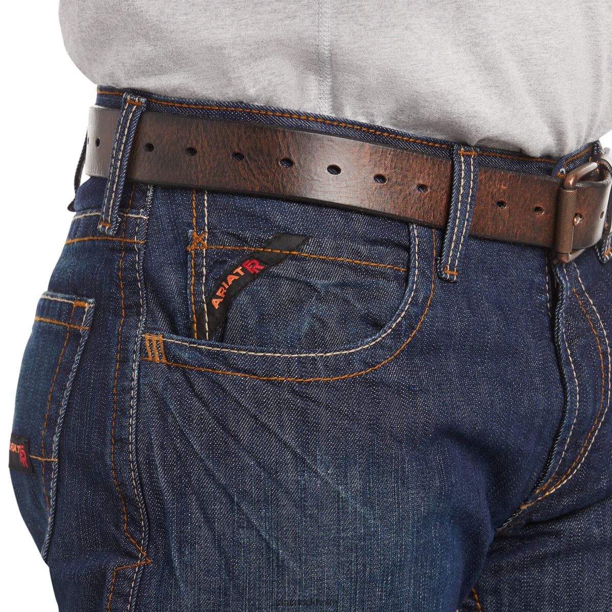 bottnar Ariat fr m3 löst stapelbara jeans med raka ben skiffer män F04841718