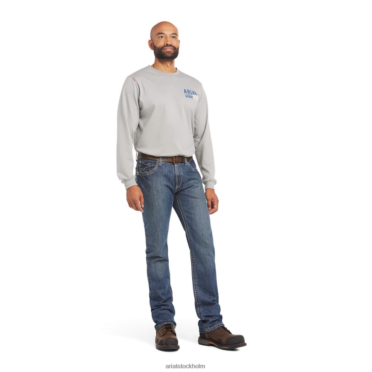 bottnar Ariat fr m4 avslappnad boundary boot cut jean lera män F0484521