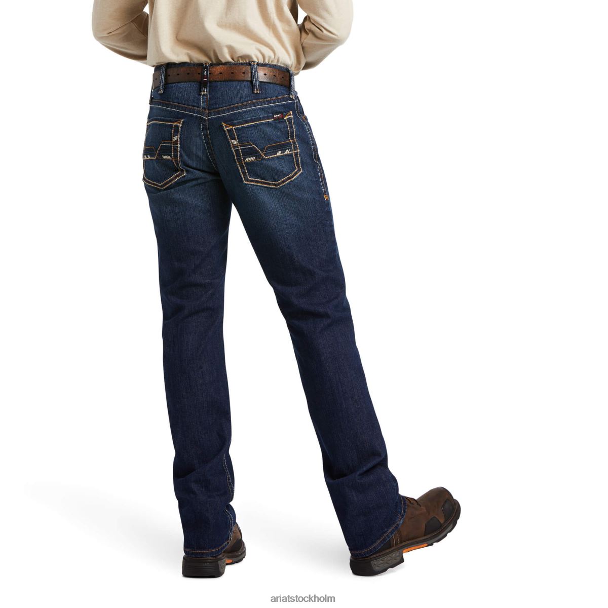 bottnar Ariat fr m4 avslappnad durastretch stillwell boot cut jean kallare män F04841684