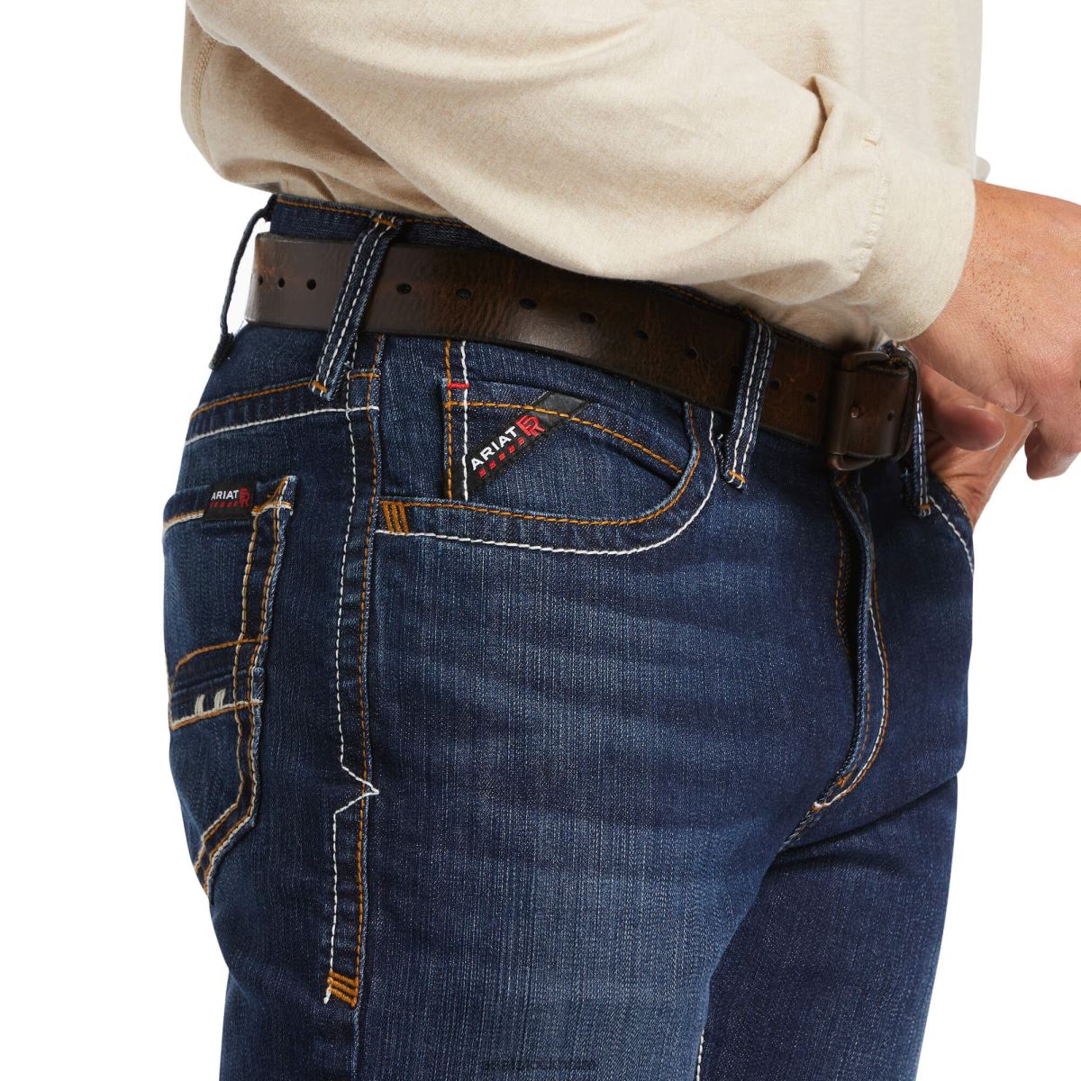 bottnar Ariat fr m4 avslappnad durastretch stillwell boot cut jean kallare män F04841684