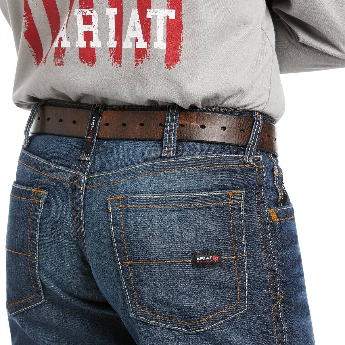 bottnar Ariat fr m4 avslappnad stretch duralight basic boot cut jean lassen män F04841682