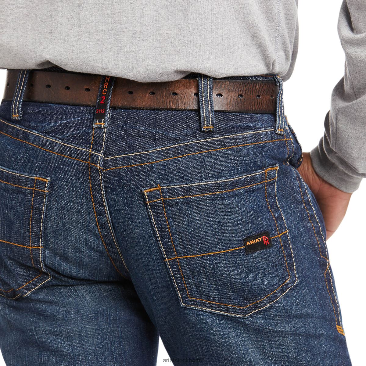 bottnar Ariat fr m5 rak basic jeans med raka ben som kan staplas skiffer män F04841707