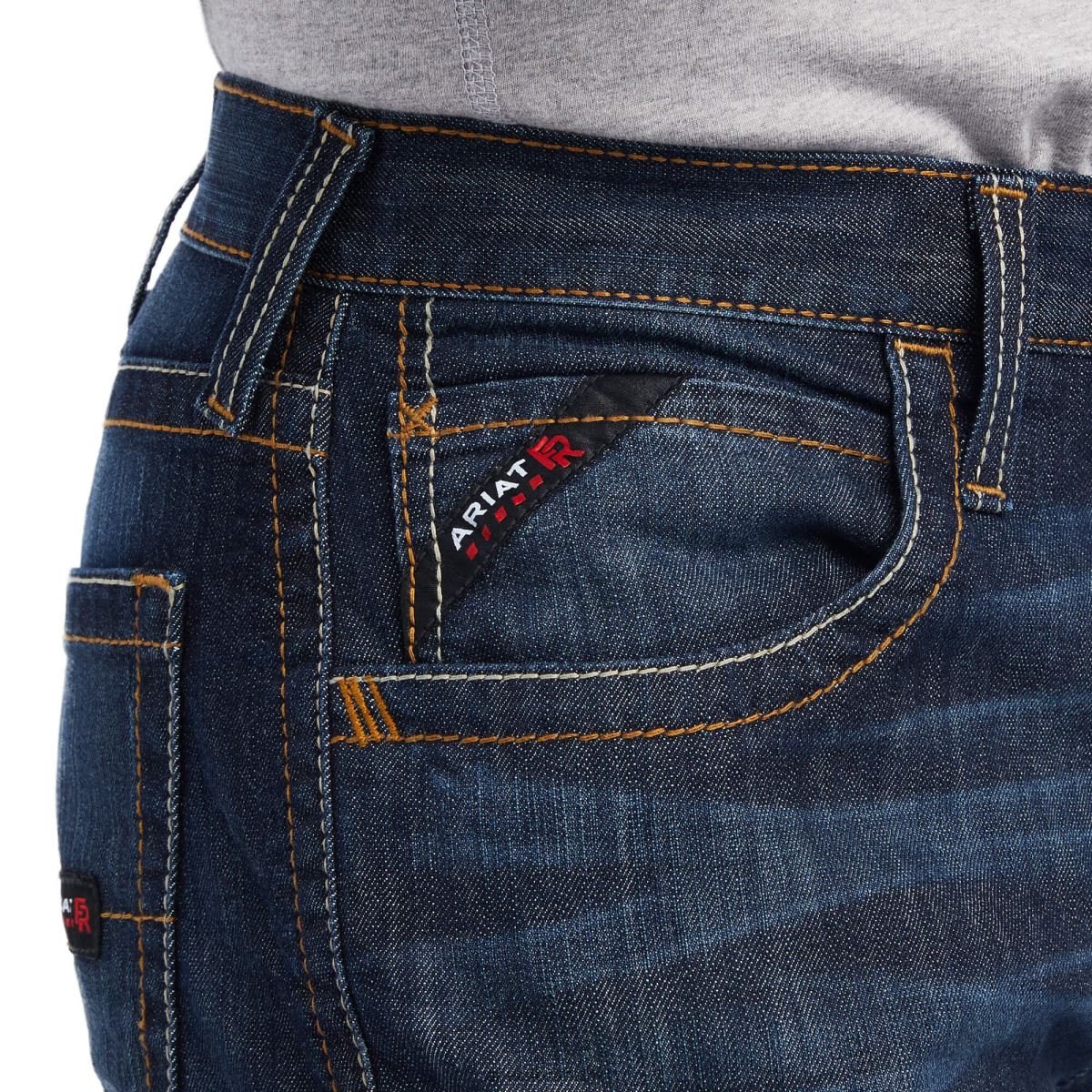 bottnar Ariat fr m5 rak duralight stretch basic jean med raka ben lassen män F04841696