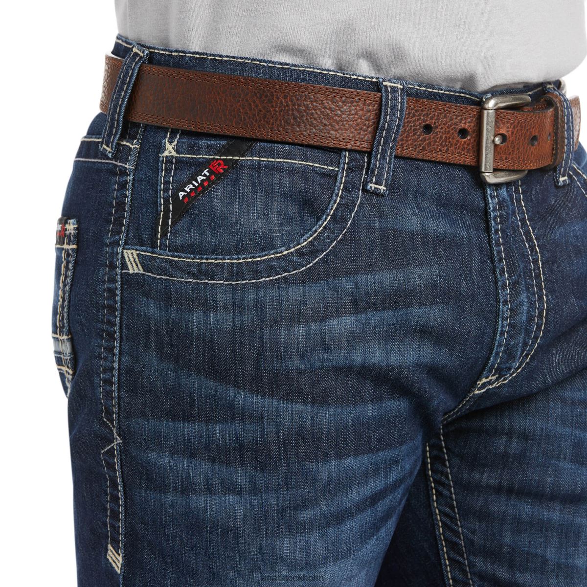 bottnar Ariat fr m5 rak duralight stretch coltrane jeans med raka ben fakturering män F04841697
