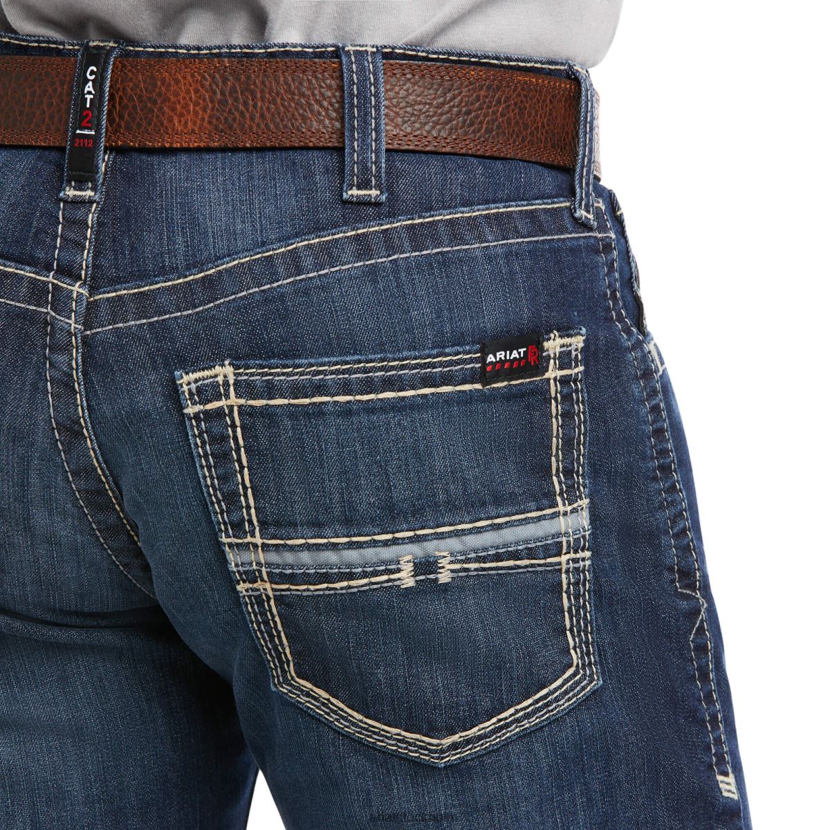 bottnar Ariat fr m5 rak duralight stretch coltrane jeans med raka ben fakturering män F04841697