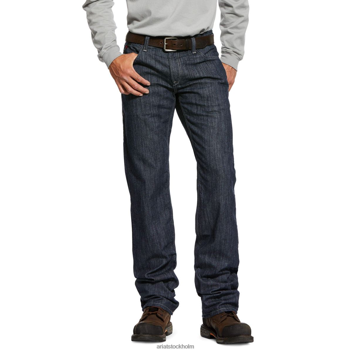 bottnar Ariat fr m5 slim pansar stretch jeans med raka ben Skölj män F04841722