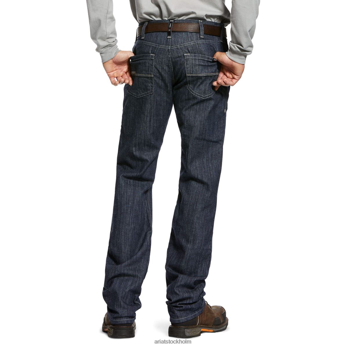 bottnar Ariat fr m5 slim pansar stretch jeans med raka ben Skölj män F04841722