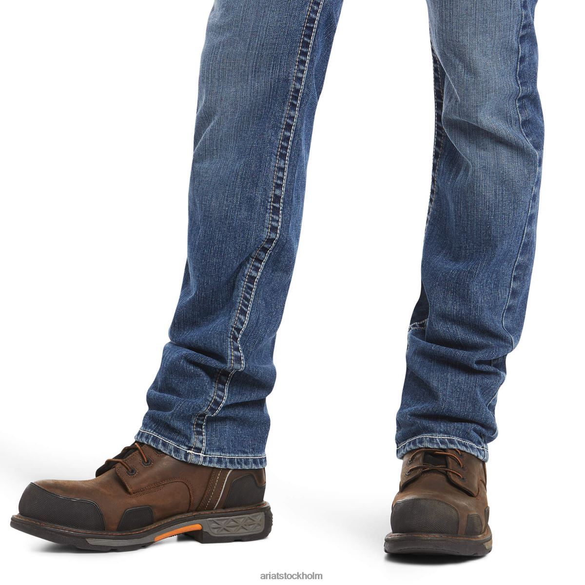bottnar Ariat fr m7 slim durastretch adkins stapelbara jeans med raka ben skiffer män F04841699