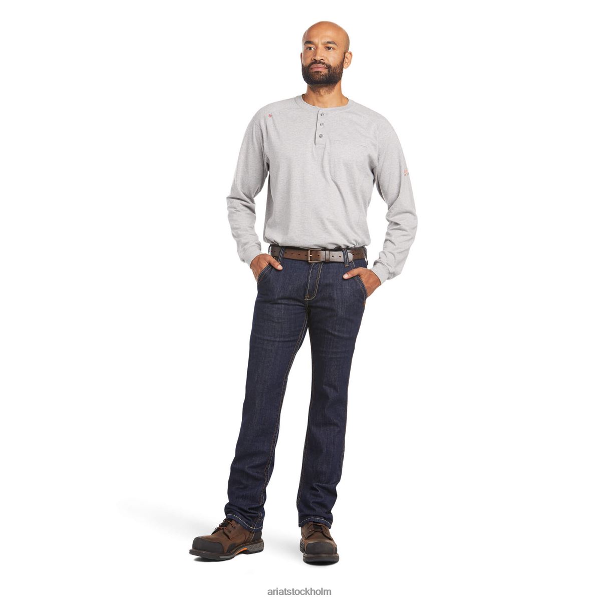 bottnar Ariat fr m7 slim durastretch arbetshäst stapelbar jean med raka ben Skölj män F04841700