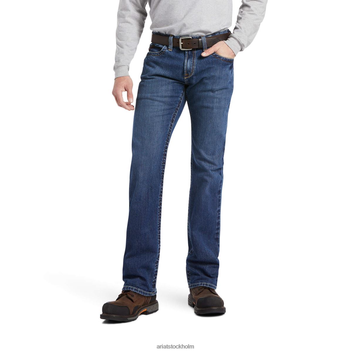 bottnar Ariat fr m7 slim durastretch basic raka jeans flinta män F04841716