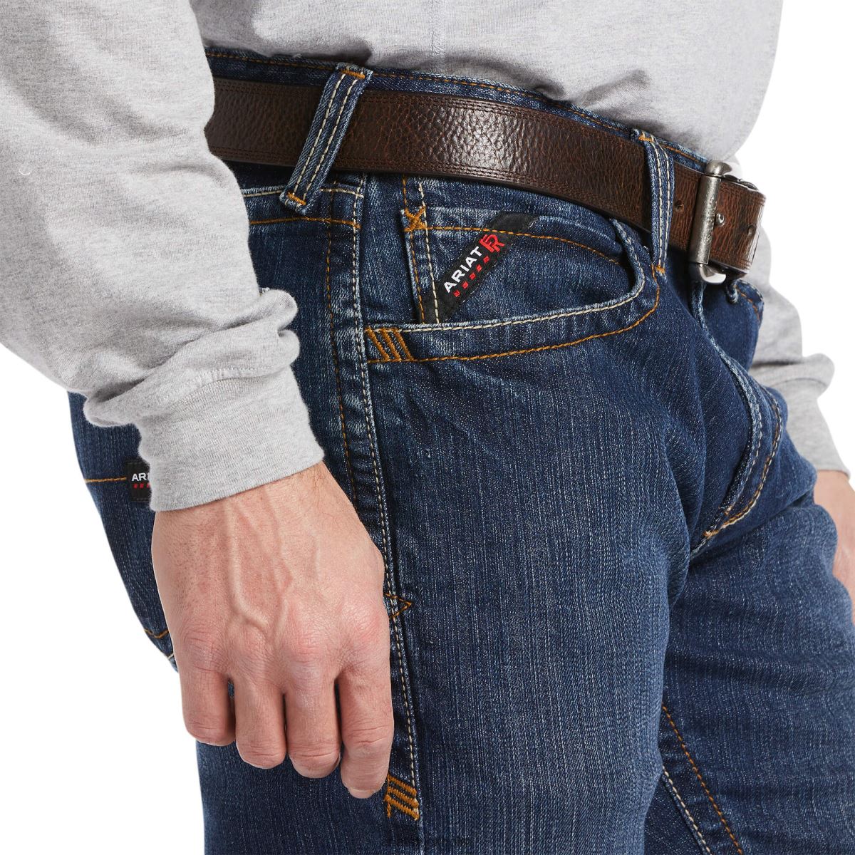 bottnar Ariat fr m7 slim durastretch basic raka jeans skiffer män F04841711