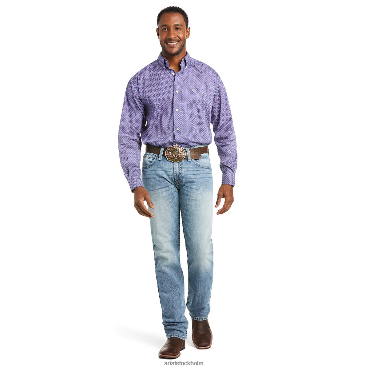 bottnar Ariat m2 avslappnad stirling stretch jean med boot cut shasta män F0484489