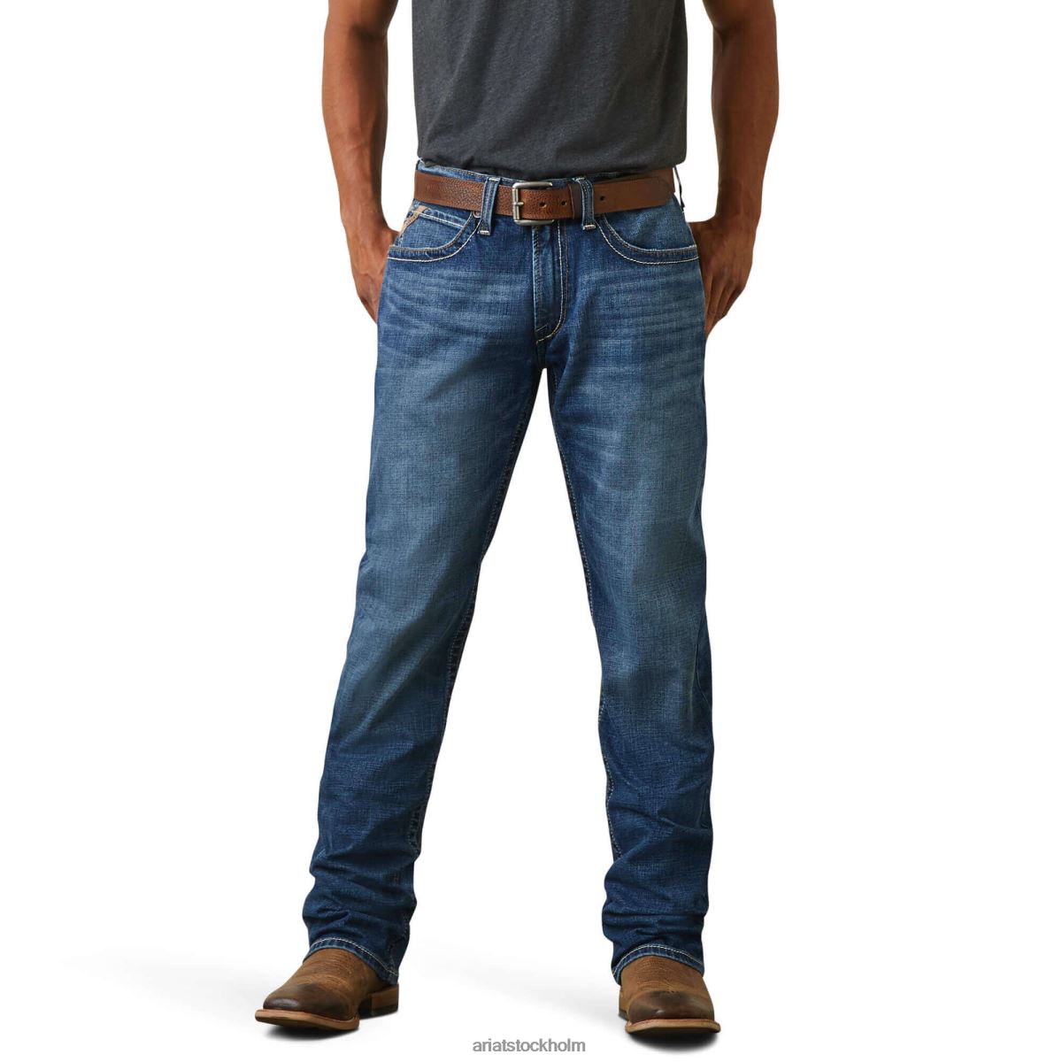 bottnar Ariat m4 avslappnad ranger straight jean hed män F0484494