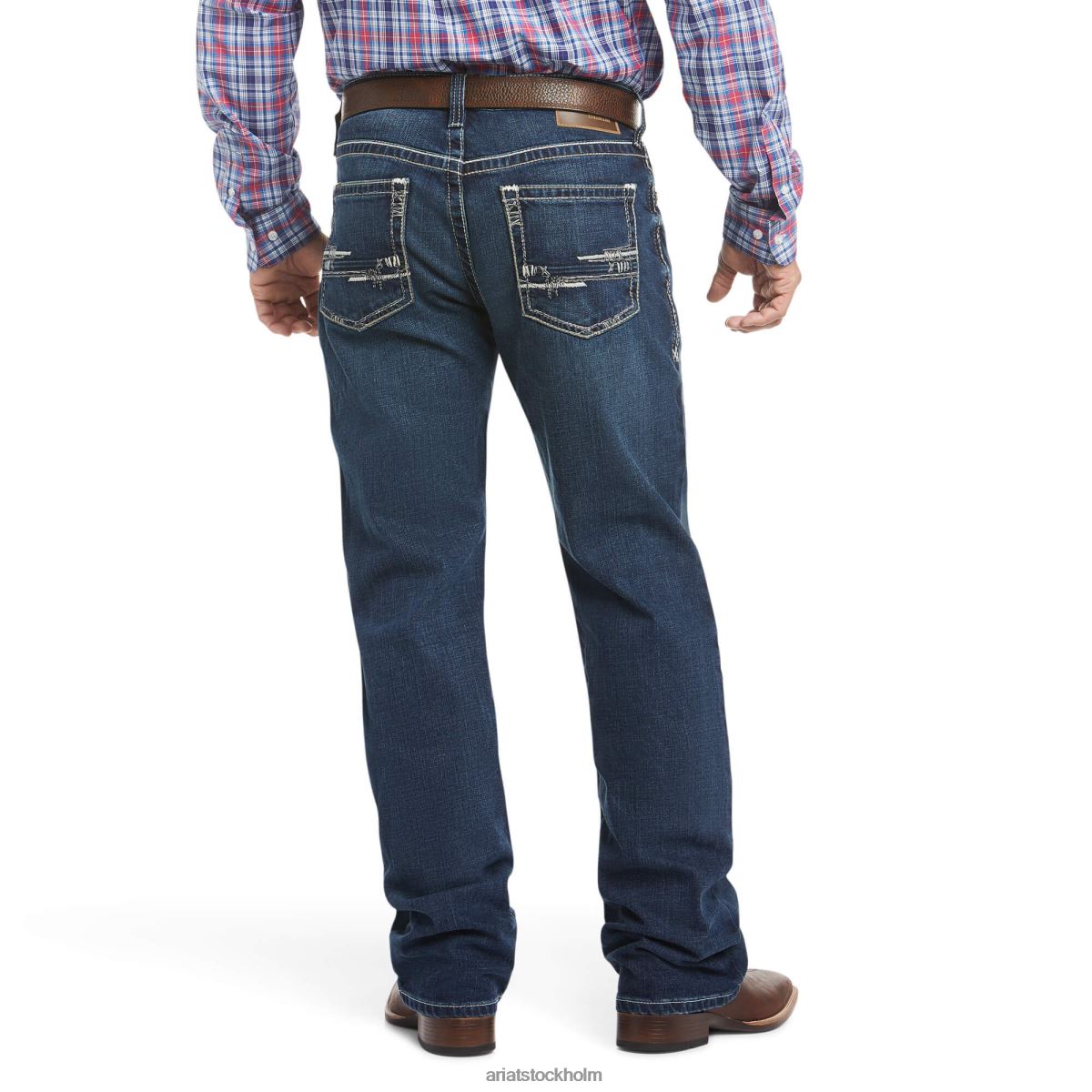bottnar Ariat m4 låg reset stretch jean med boot cut adkins Valdeltagande män F0484491