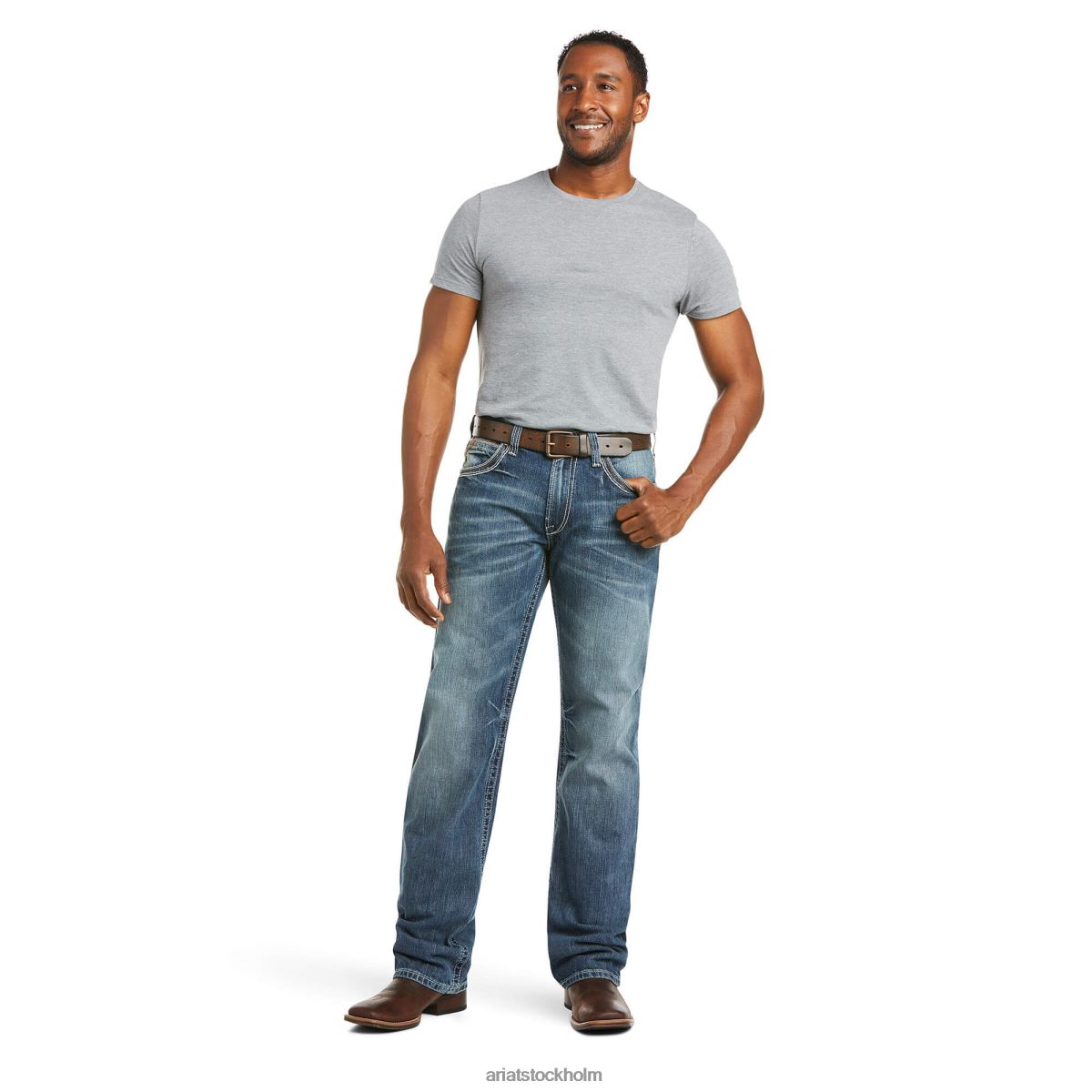 bottnar Ariat m4 låg resp coltrane boot cut jean durango män F0484483