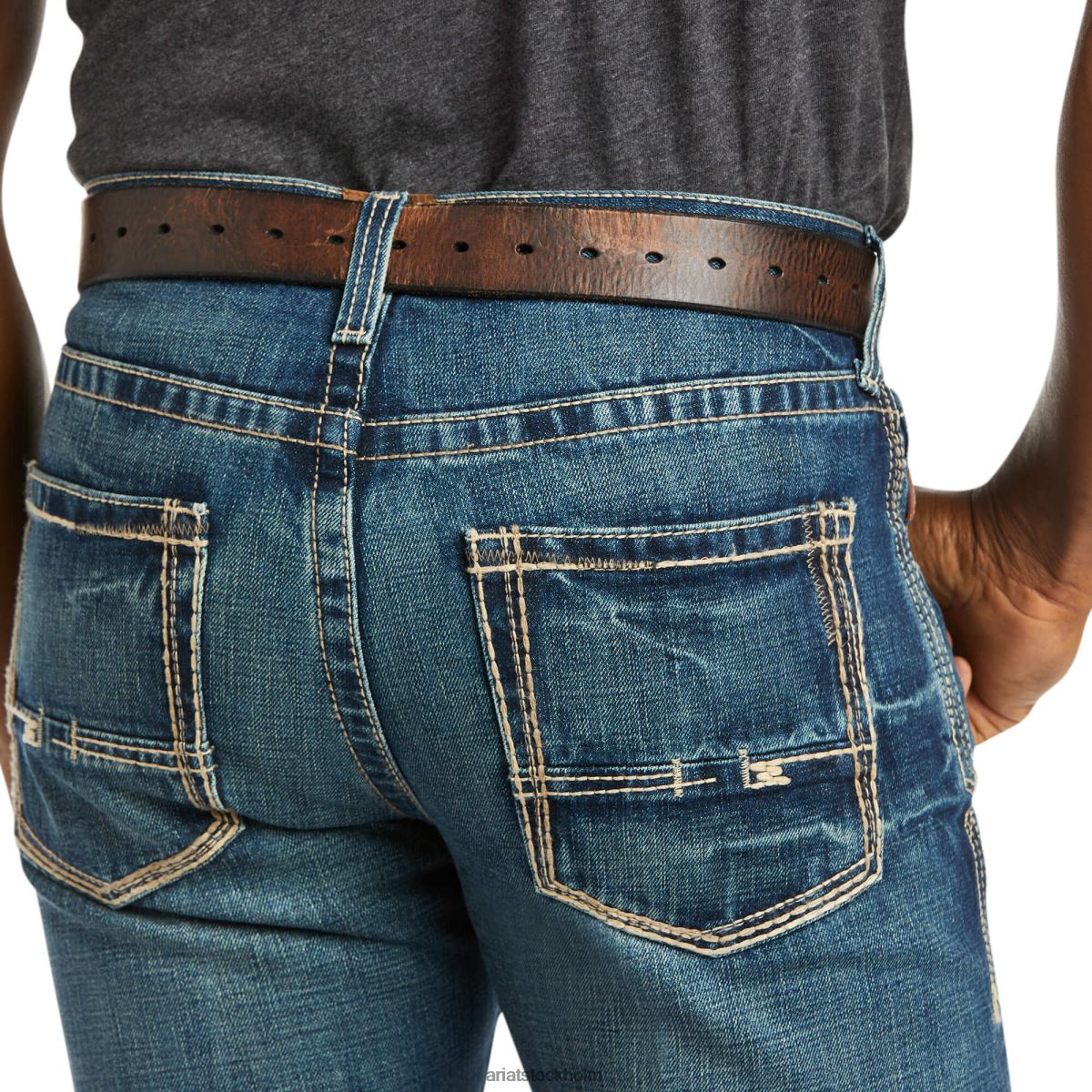 bottnar Ariat m5 slim boundary, stapelbar jean med raka ben gulch män F0484525