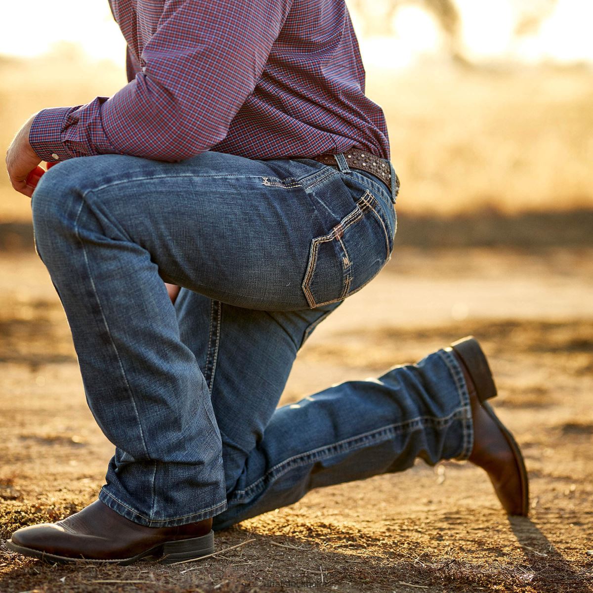 bottnar Ariat m5 slim boundary, stapelbar jean med raka ben gulch män F0484525