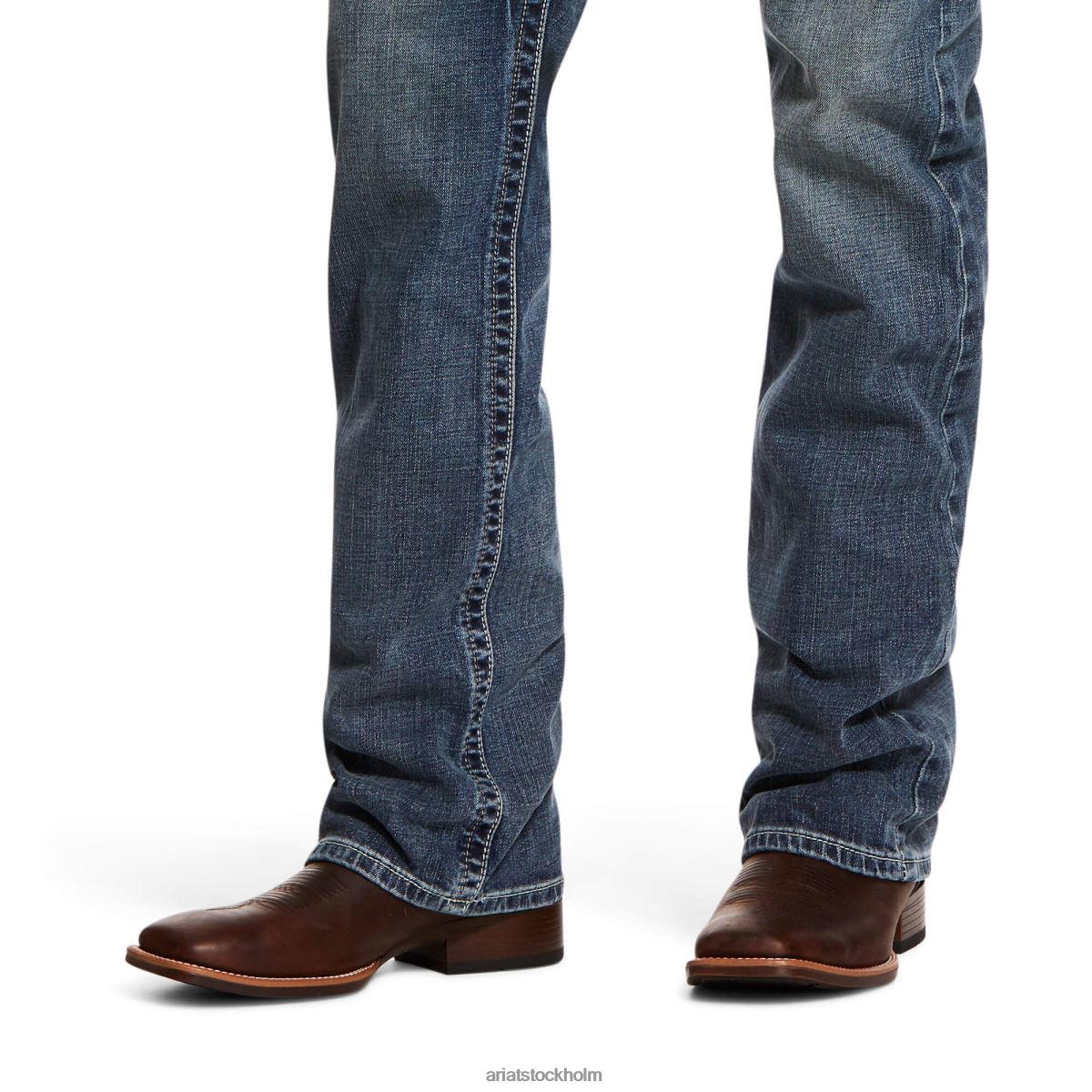 bottnar Ariat m5 slim stretch adkins stapelbara jeans med raka ben lennox män F0484482