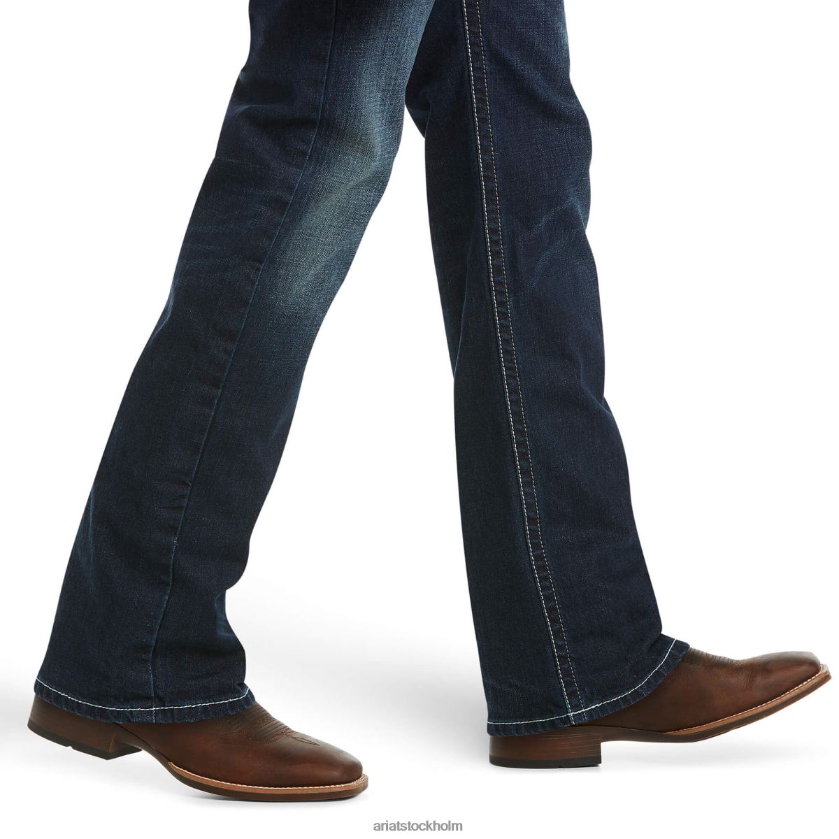 bottnar Ariat m5 smal stretch coltrane stapelbara jeans med raka ben näktergal män F0484513