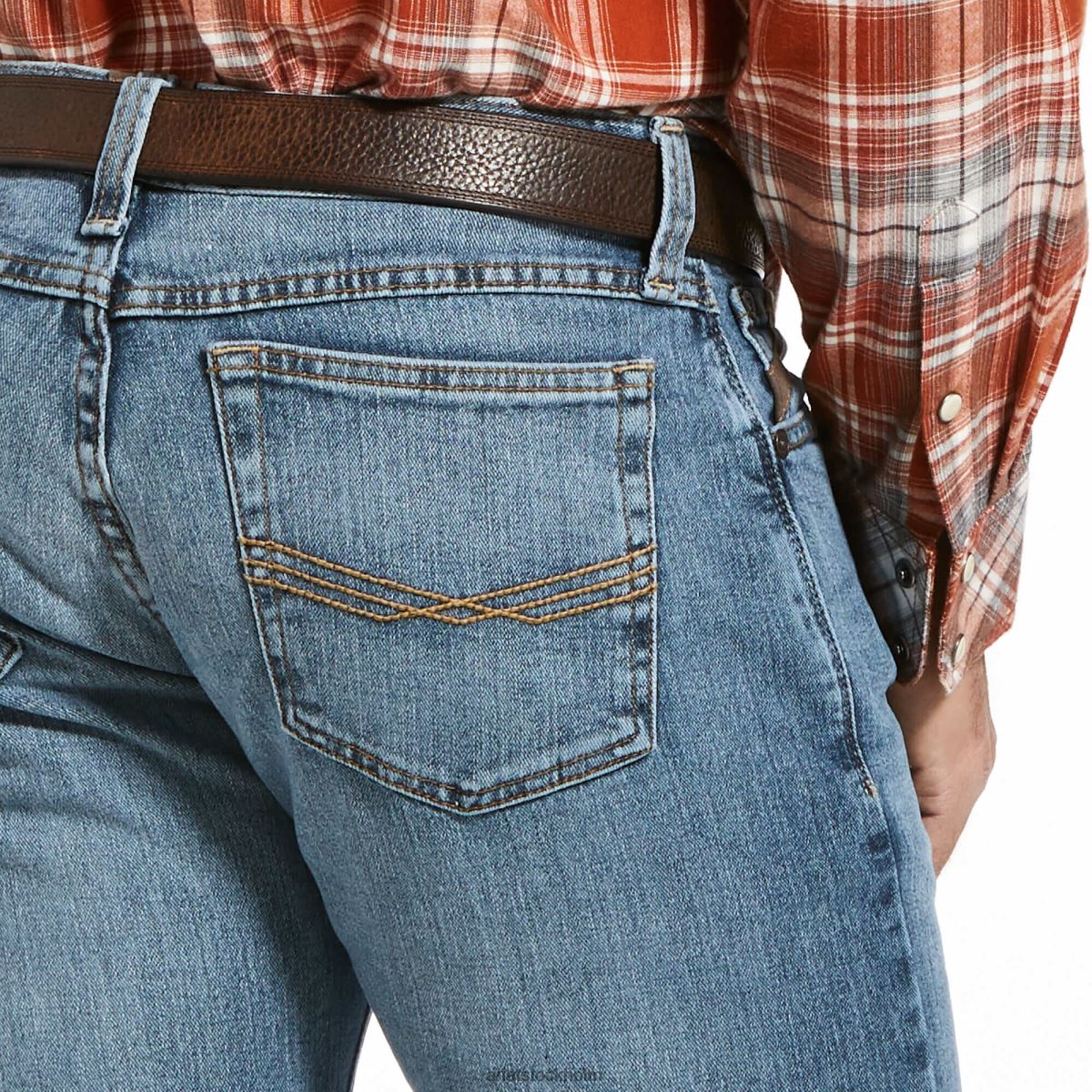bottnar Ariat m7 rocker stretch legacy boot cut jean driftare män F0484486