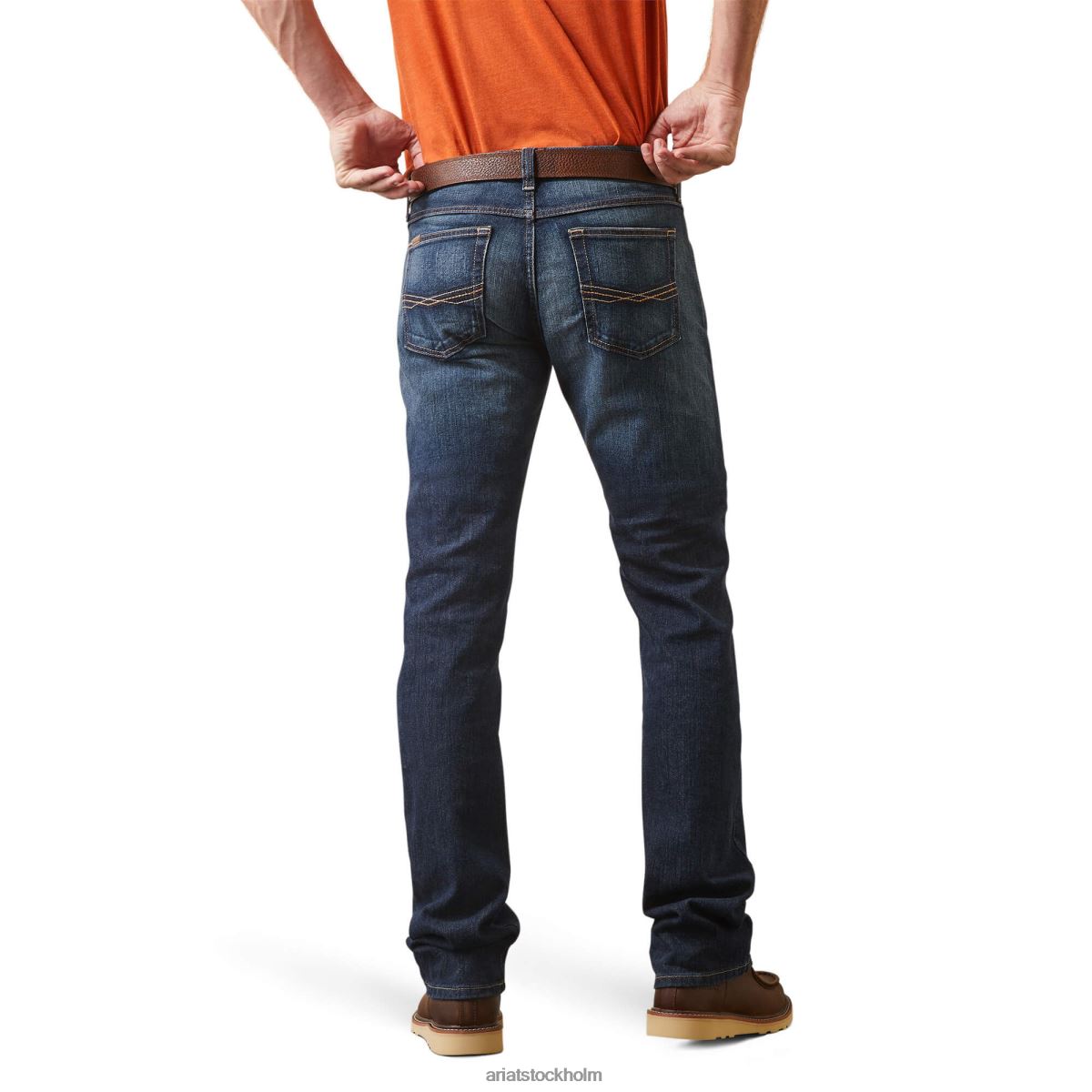bottnar Ariat m7 rocker stretch legacy jeans med raka ben fremont män F0484518