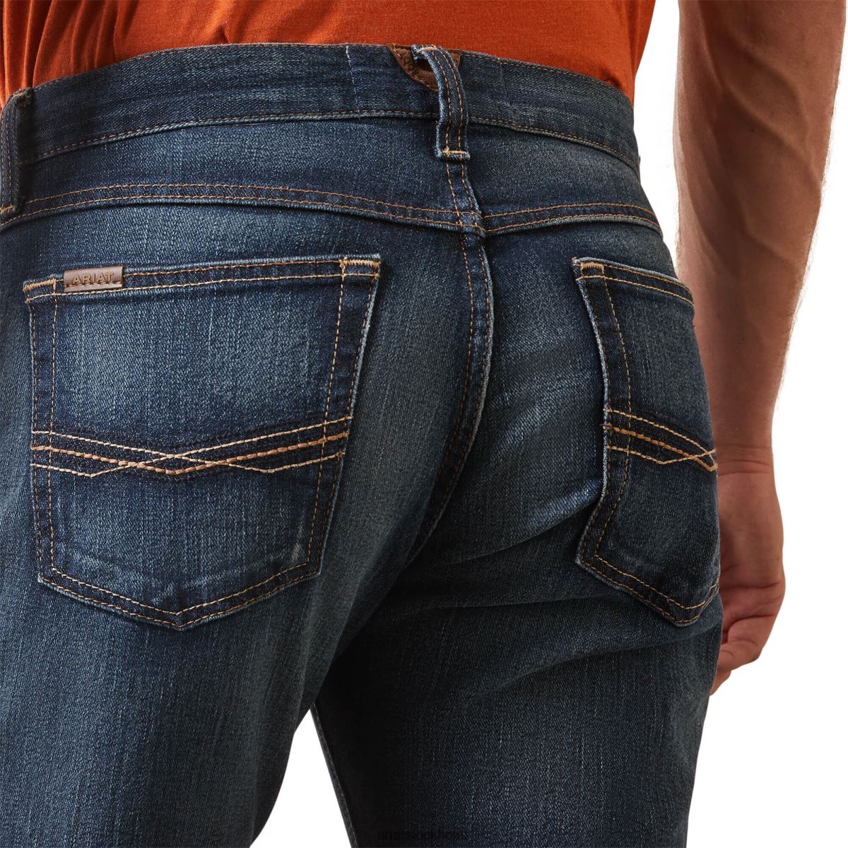 bottnar Ariat m7 rocker stretch legacy jeans med raka ben fremont män F0484518