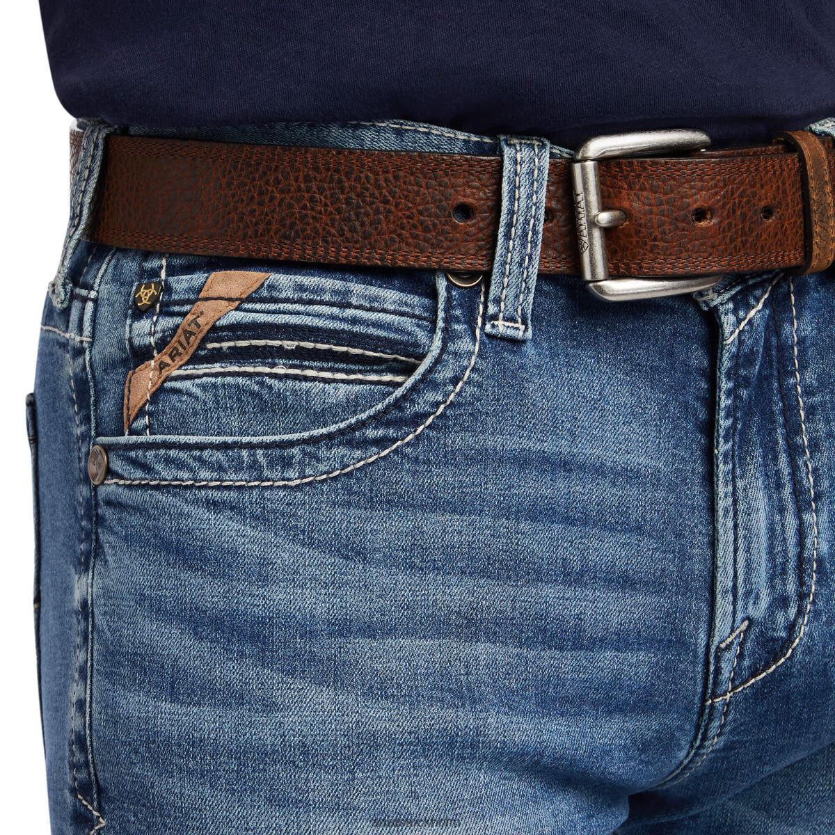 bottnar Ariat m7 slim wesley straight jeans gaviota män F0484508