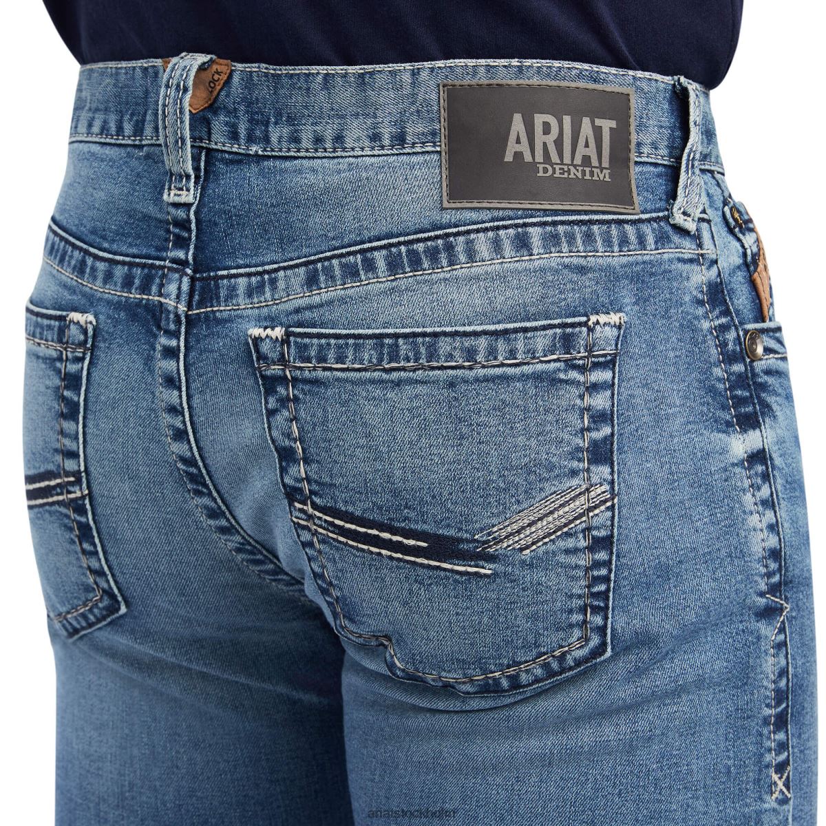 bottnar Ariat m7 slim wesley straight jeans gaviota män F0484508