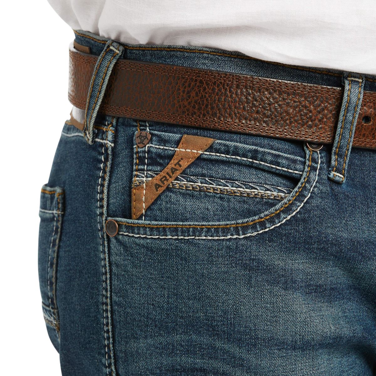 bottnar Ariat m8 modern textretch sebastian slim leg jean grafton män F0484503