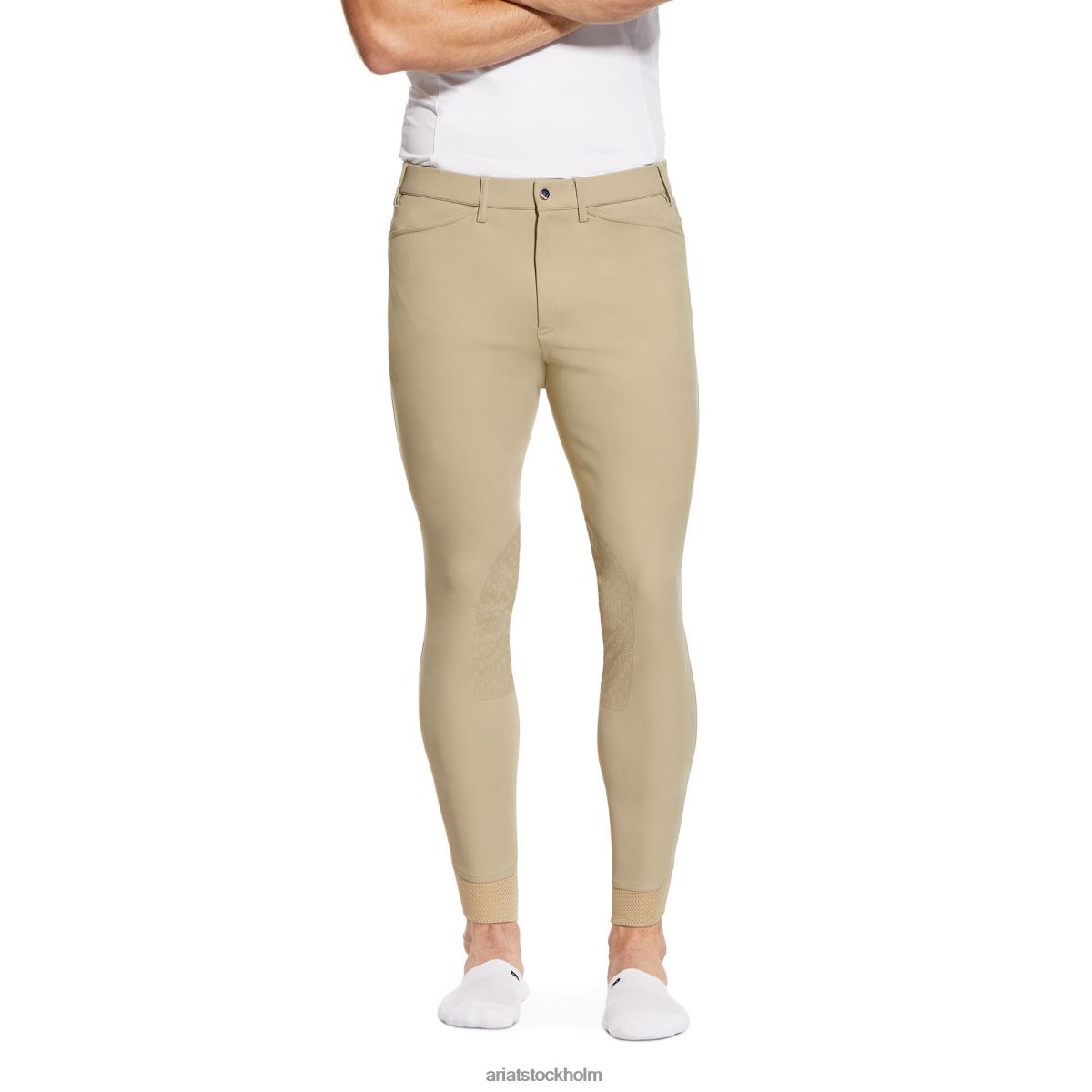 bottnar Ariat tri faktor grepp knä patch ridbyxa solbränna män F04841662