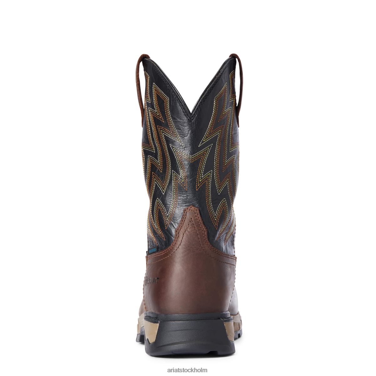 Skodon Ariat armeringsjärn flex western vattentät komposittå arbetsstövel mörkbrun män F0484297