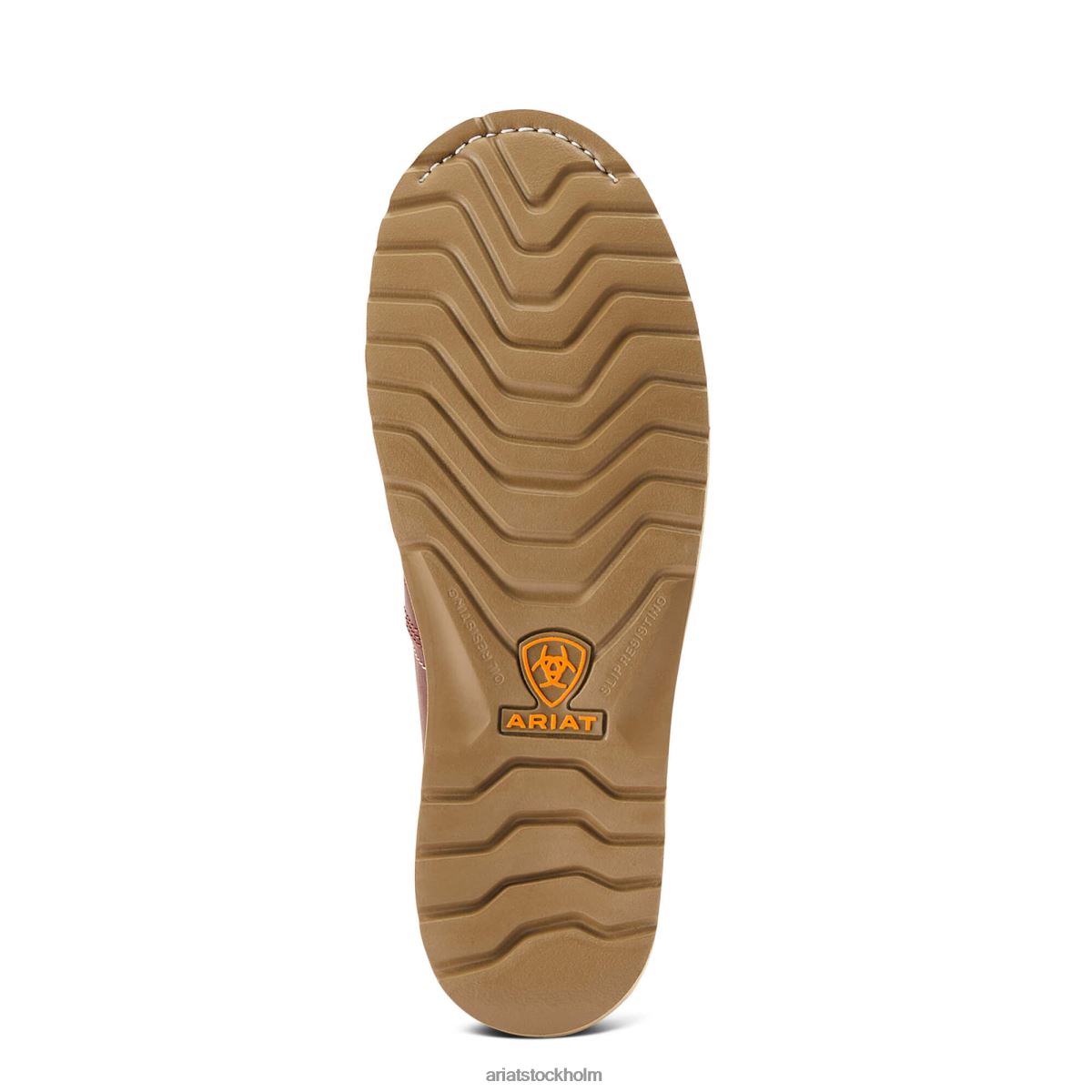 Skodon Ariat armeringsjärn wedge moc toe 6\" vattentät komposittå arbetsstövel rostig koppar män F0484337