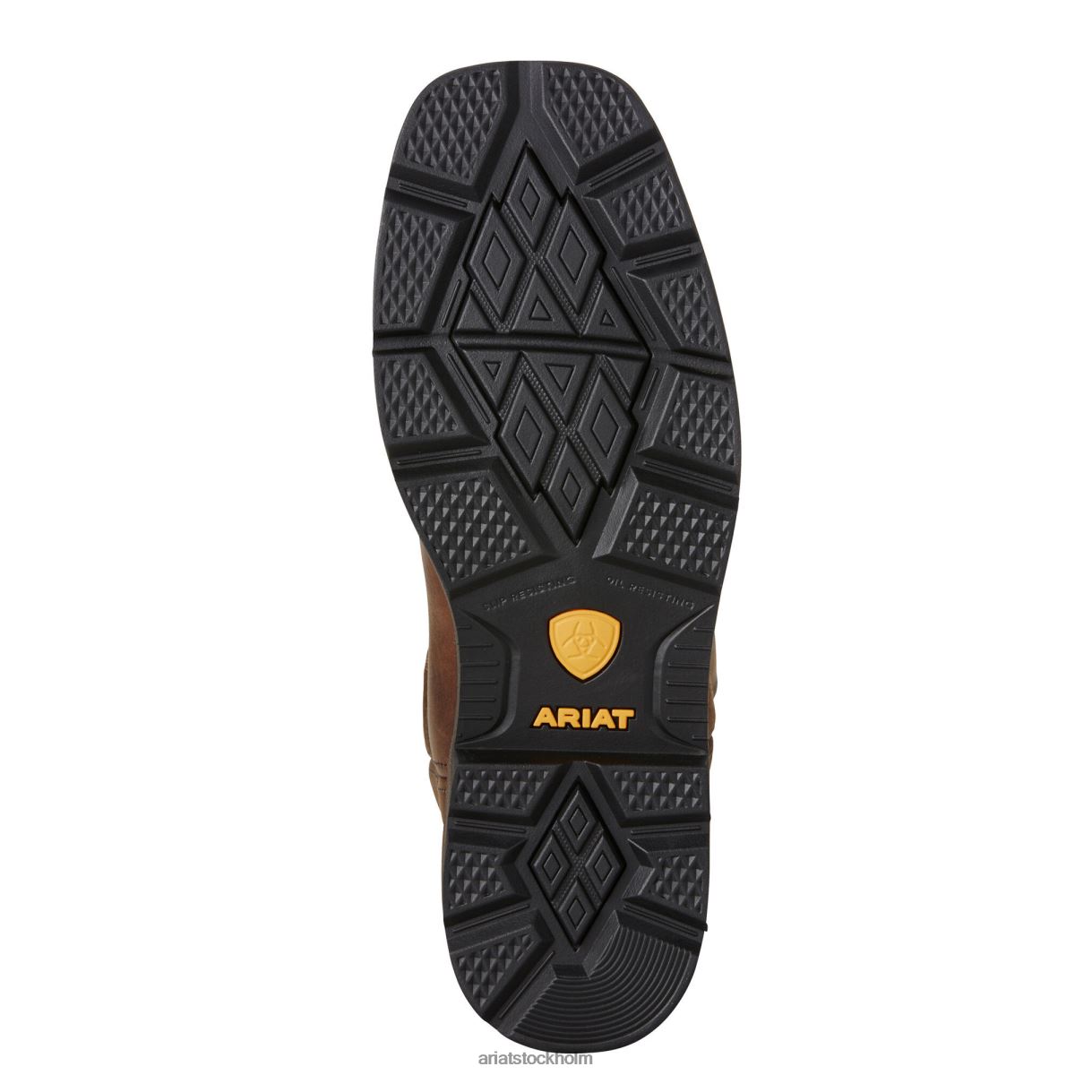 Skodon Ariat banbrytare bred fyrkantig tå metguard metguard ståltå arbetsstövel brun män F0484296