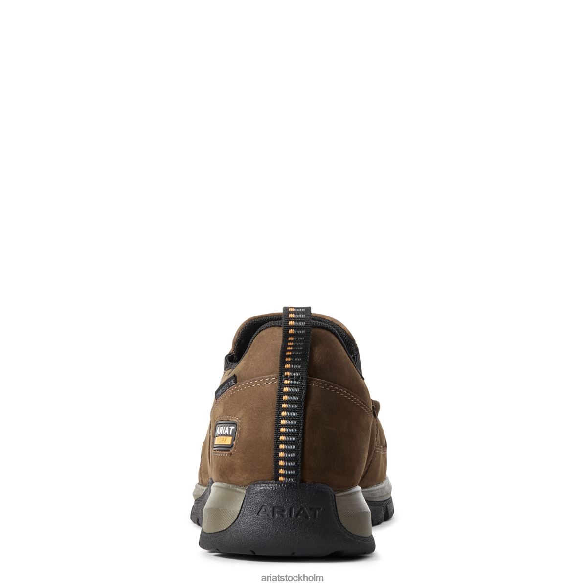 Skodon Ariat edge lte slip-on sd komposittå arbetsstövel mörkbrun män F0484235
