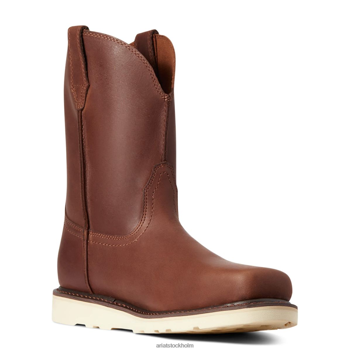 Skodon Ariat rambler wedge ståltå arbetsstövel utlöpare brun män F0484306